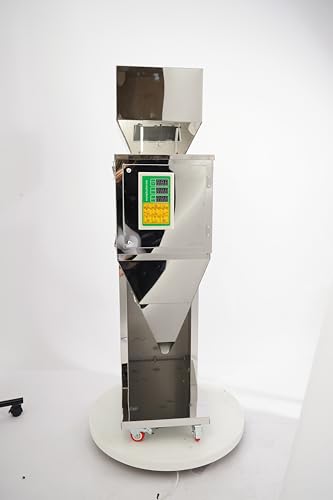 LANNADD Máquina de llenado, 10-999 g, máquina de llenado automática, pesaje subpackage nivelación de suelo, máquina de llenado eléctrica 200 W para frijoles, semillas, embalaje granulado