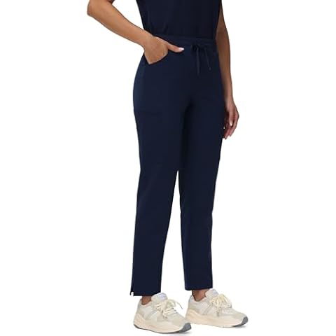 FIRST WAY Women’s 5 Pockets Scrub Pants Cover