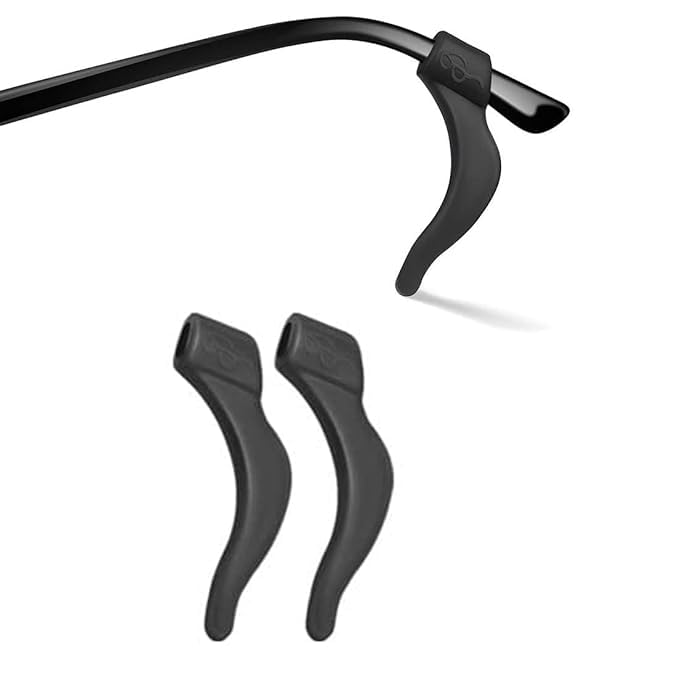 RiznivSilicone Anti-Slip Eyeglass Ear Grips Hook Soft Eyeglass Retainer Comfortable Elastic Eyeglasses Temple Tips Sleeve Retainer Holder (1Pairs)
