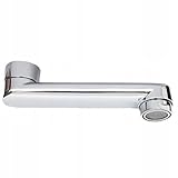  AquaParts gerade Auslauf für Küchen-Armaturen  Verchromt  10cm Länge  3/4\