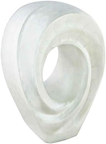 Unique Passage to Heaven Shape Urn, Funeral Cremation Urns for Human Ashes, Display at Home & in Niche at Columbarium, Made of Ceramics &Resin &Composite - Urn for Adult Female & Male, White - Large