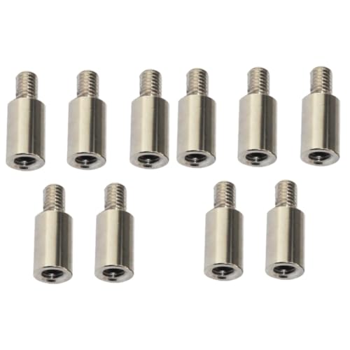 PRETYZOOM 2sets Album Extension Posts Photo Album Extender Screws Strong Material Easy Diy Craft Tool for More Pages 5pcs*2