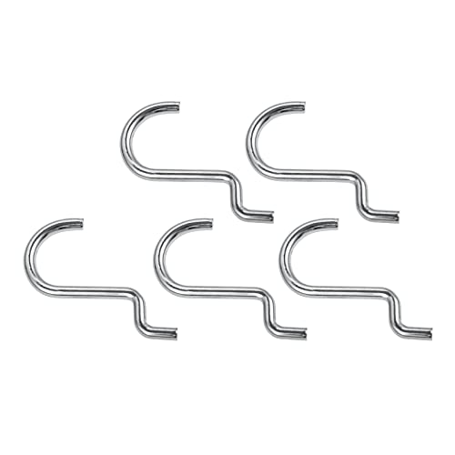 Dophee SZ070430012010RK-1-U2 10Pcs Metal Pegboard Hook, Wall Display Hammer Punches Scissors Tool Organizer Pegboard Garage Shop Storage Plier Holder Jewelry Hanger Peg Hook thumb #3