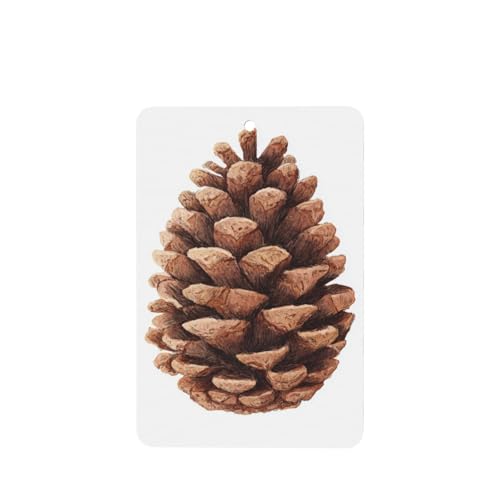Ambientadores minimalistas simples de pino para coche, 4 unidades, tarjetas perfumadas colgantes, tarjetas perfumadas para tabletas de aromaterapia de coche, 4 unidades