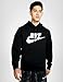 Nike Men's Graphic Pullover Hoodie Black, Large