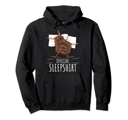Chemise de nuit officielle Highland Cow Farmer Sweat à Capuche