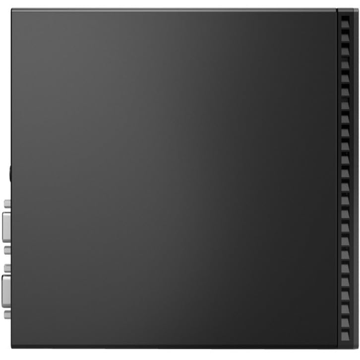 Image of Lenovo ThinkCentre M75q Gen 2 11JN002MUS Desktop Computer - AMD Ryzen 5 PRO 5650GE Hexa-core (6 Core) 3.40 GHz - 8 GB RAM DDR4 SDRAM - 256 GB NVMe M.2 PCI Express SSD - Tiny - Black