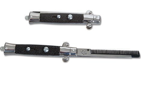 Amazon.com : Classic Folding Switch Blade Comb Toy : Hair Combs ...