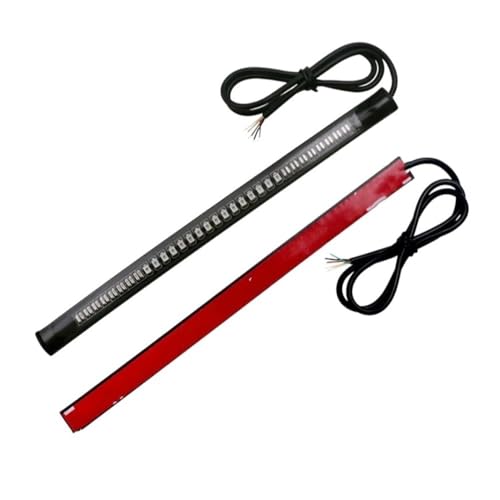 Clignotant arrière moto 48 LED SMD double couleur avec ampoule d'arrêt de frein puissante