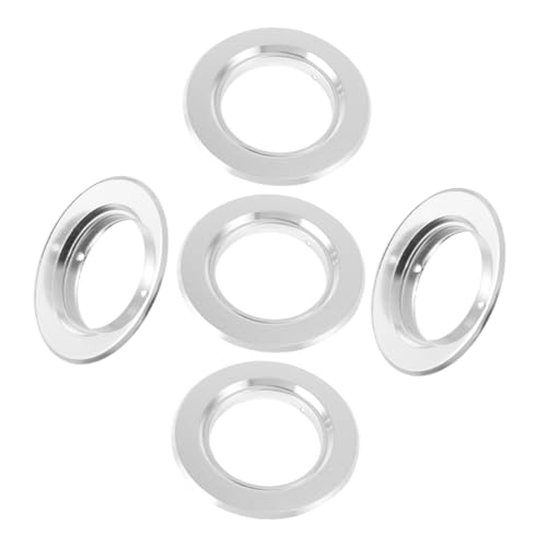 ibasenice Bird Cage Decor 5pcs Replacement Ring for Breeding Box Incubator Box Metal Guards