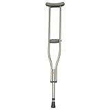 Medline Adult Basic Crutches, LF, 250 LBS Weight Capacity