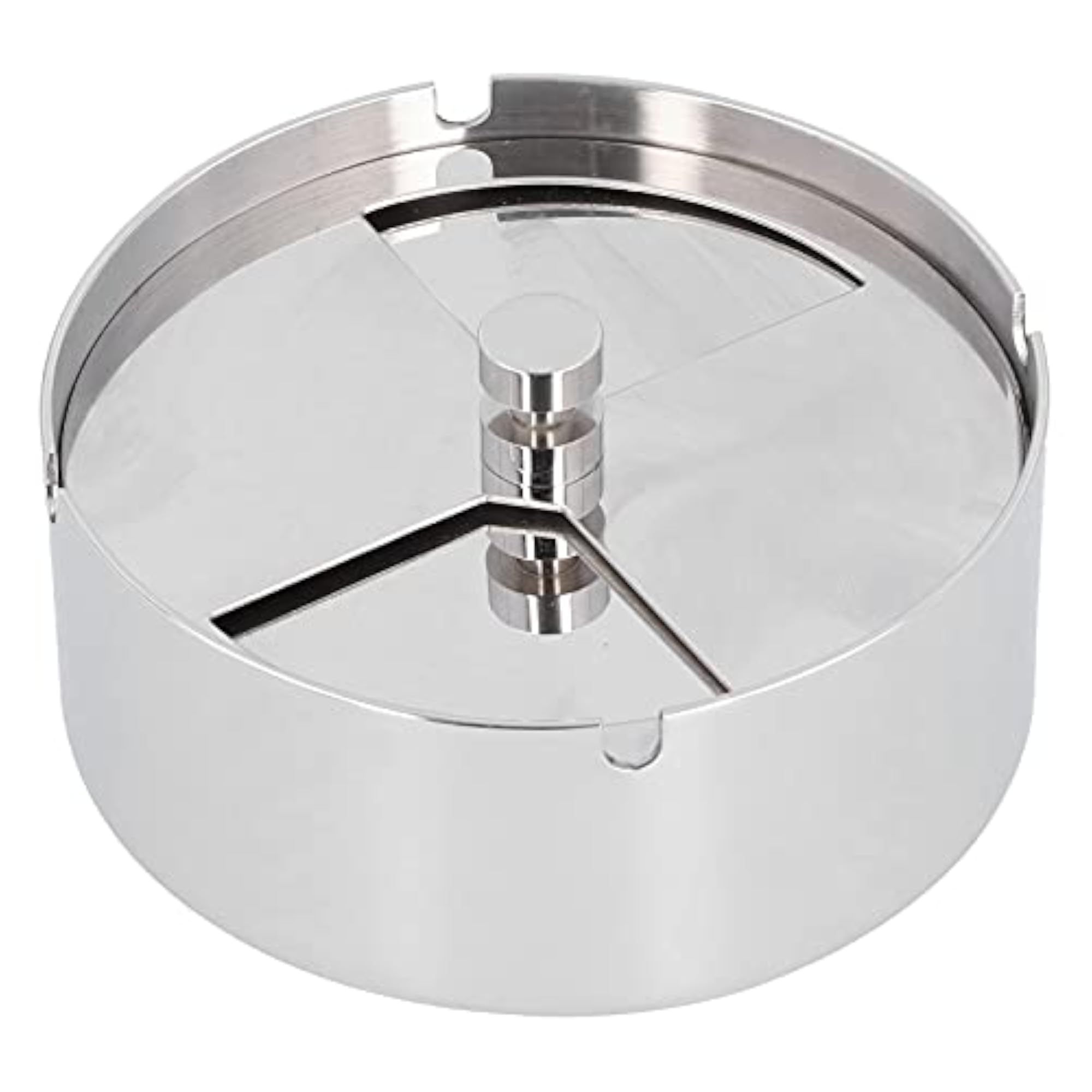 Windproof Rotating Cover Ashtray for Outdoor Use