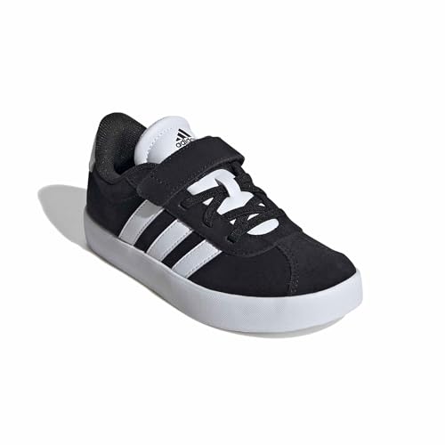 Image of adidas Kids' VL Court 3.0 Elastic Lace & Strap Shoe