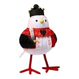 Spritz Featherly Friends - Valentines Day Decor Fabric Bird Figurine (Kingsley)
