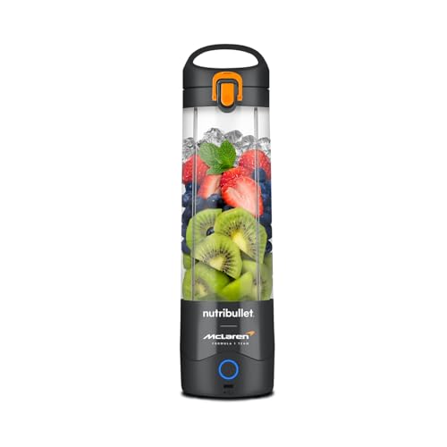 nutribullet Portable Blender in Collaboration with McLaren Formula 1 Team - Grey - Leak Proof To-Go...