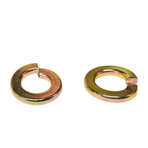 (100) 5/16 Grade 8 Alloy Split Lock Washers Zinc Yellow