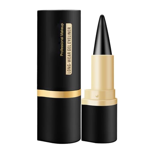Vawolecy Lápiz Delineador de Gel, delineador de ojos colorido y brillante resistente al agua, de acabado metálico satinado altamente pigmentado e impermeable