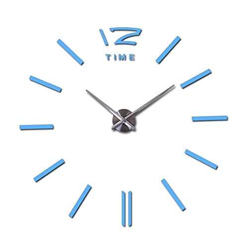 Relojes de Pared Reloj de pared acrílico redondo 3D, silencioso y sin tictac, sin costuras Bricolaje Etiqueta engomada colgada, adecuado for sala de estar / jardín / de campo / casa de campo / interio