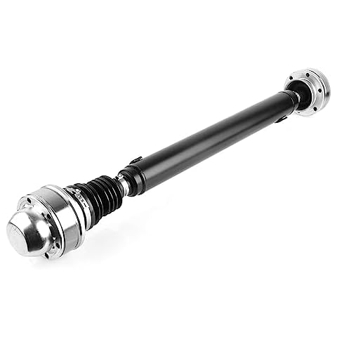 Nifeida 52111597aa 938-123 Front Drive Shaft Assembly Compatible with V6 3.7L 2002-2007 Jeep Liberty Manual Trans 4WD Sport Renegade Prop Shaft Weld to Weld 19" Cover