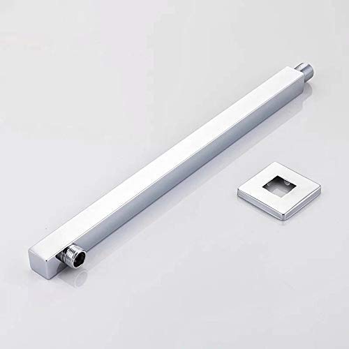 SB SMART BATH Stainless Steel Square 24" Long Shower Arm for Overhead Rain Showers (Gloss Mirror Polish Chrome) (B099JHQKFB) Amazon Price History, Amazon Price Tracker