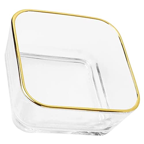 OFFSCH Gold Rim Storage Bowl Paper Clip Dispenser Desk Accessory Marine Corp Birthday Present