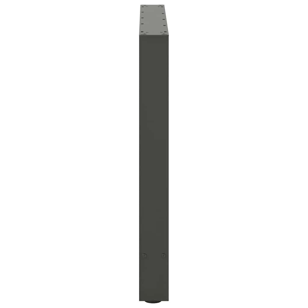 Esstischbeine Anthrazit 2 Stk. 70x72 cm Stahl