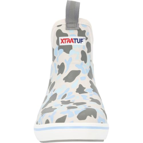 Image of XTRATUF 6 inch Men's Ankle Deck Boot - Lightweight, 100% Waterproof Rubber Footwear - Non-Marking, Slip-Resistant Outsole - Moisture-Wicking Liner