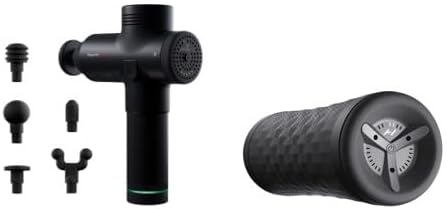Hypervolt Plus con Bluetooth ayuda a aliviar los músculos doloridos y la rigidez y Vyper 3 potente rodillo de espuma vibrante de alta intensidad,