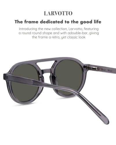Image of Christopher Cloos Larvotto Minimalistic Polarized Sunglasses