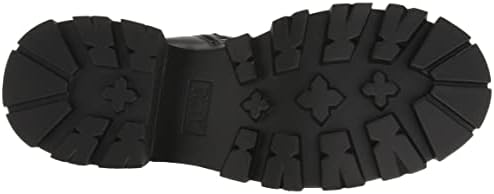 DKNY Women's Lace-up Lug Sole Combat Boot Fashion, Black, 11 | Image 3