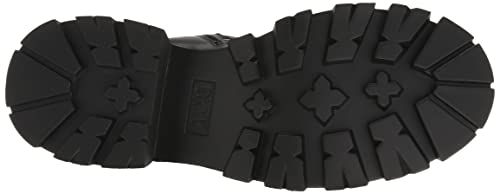 Dkny Women's Lace-Up Lug Sole Combat Boot Fashion, Black, 6.5 #TOP3