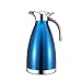 UPKOCH Termos do kawy ze stali nierdzewnej, izolowany, próżniowo-gorący dzbanek do herbaty do domu (niebieski, 1 5-litrowy, dwuwarstwowy)