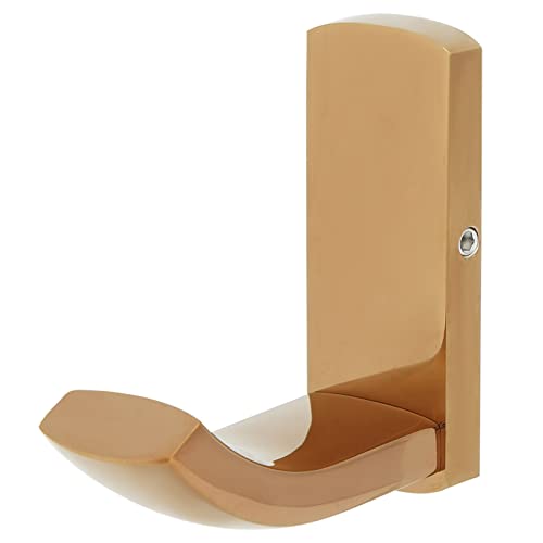 Gancho para Ropa de Oro Rosa, Gancho de Pared, Perchero con Tornillos Ocultos, Kit de Herrajes, para Baño, Cocina, Dormitorio, Cuarto de Lavado