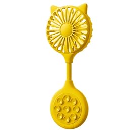 GRABAGECAN USB Fans with Suction Cup Outdoor Fans Small Pocket Fan ABS Texture for Children Adult