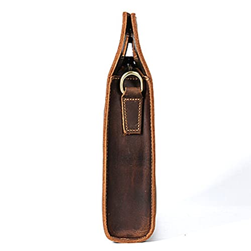 Briefcases Messenger Bags Laptop Bag Leather Men Man Cowhide Shoulder Handbag Retro Messenger Bags Male Briefcase Men Travel Bag Handbags4
