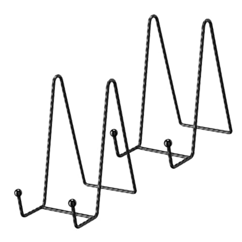 Levemolo Picture Easel Stand Small Plate Stand for Display Metal Frame Holders Smooth Finish