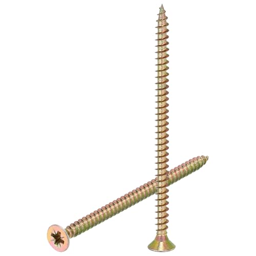 Vis autotaraudeuses M6 x 100 mm à empreinte cruciforme pour assemblage rigide de panneaux