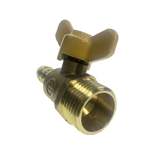 Robinet à tournant sphérique en laiton Premium à filetage mâle 1/2 pouce de haute précision - 3