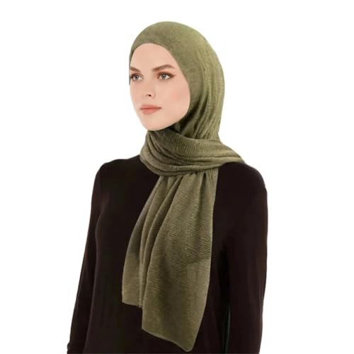 Niiyyjj Women Muslim Hijab Scarf Soft Chiffon Headscarf Islamic Hijab Long Shawls Wraps Turban 170 * 70Cm3