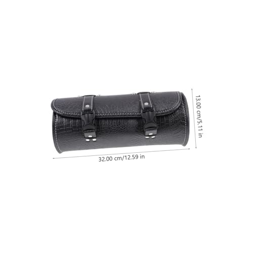 Maleta trasera para motocicleta patrón de cocodrilo PACKOVE bolso de equipaje delantero y trasero para montar en motocicleta cruiser miniatura 2