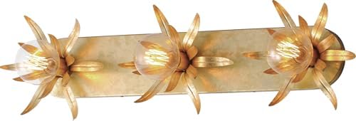 Maxim Lighting 2886GL Paloma 3-Light Sconce, Gold Leaf