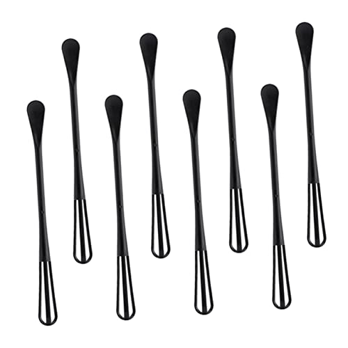 Anneome Food 8 pcs Gadgets Stick Black Sticks Hand in Cake Steel Utensil Wire Small Whisk Batters Whipping Beatersmini Flour Non Ingredients Tiny Dough Combining Honey Multipurpose Hand Mixer