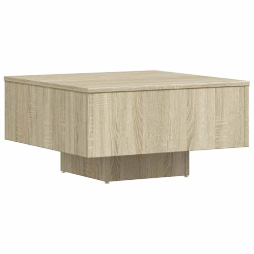 vidaXL Table Basse, Table d'Appoint, Bout de Canapé, Meuble de Rangement Salon Salle de Séjour, Scandinave, Chêne Sonoma Bois d'Ingénierie
