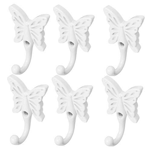 Crochet mural papillon pour serviette et salle de bain chic