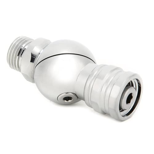 Wiuderty Adaptador Giratorio de Rotación de Buceo, Adaptador de Rotación de 360 ​​° de Buceo, Piezas de Repuesto a Prueba de óxido para Técnico para Buceo Submarino Cover