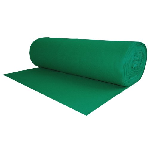 100% Wool Felt Green 1.2 MM Thick X 72 Inches Wide X 1 Yard Long