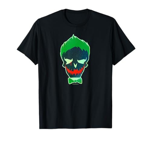 Suicide Squad T-shirt Joker Skull, Preto, S