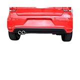 DIPLODOCUS Car Rear Bumper Diffuser Spoiler Splitter Compatible for VW Polo MK5 GTI 6R 6C Two/Four Door Facelift 2010-2018 Body Kit Tuning Black (Color : 2010-2015)