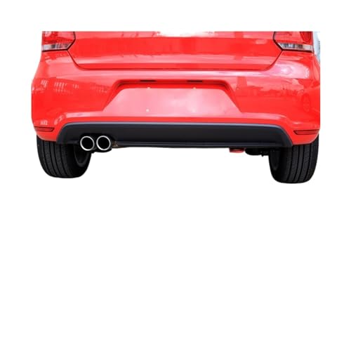 DIPLODOCUS Car Rear Bumper Diffuser Spoiler Splitter Compatible for VW Polo MK5 GTI 6R 6C Two/Four Door Facelift 2010-2018 Body Kit Tuning Black (Color : 2010-2015)