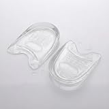 BullTek Talloniere Gel 2 Pezzi in Silicone Antiurto Supporto per Uomo e Donna | Sollievo Tallonite Fascite Plantare Spina Calcaneare, Ammortizzazione Urti, Comfort Scarpe